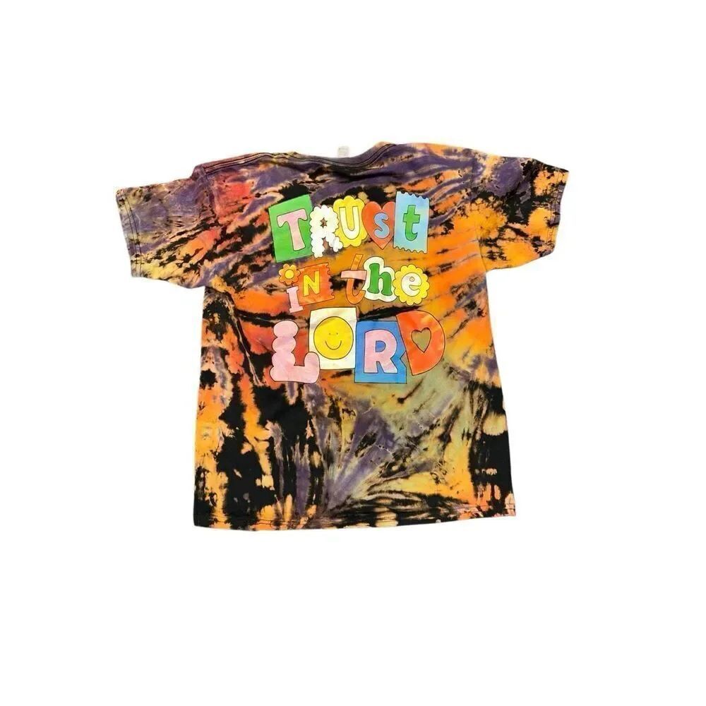 Youth Trust in The Lord Religious Tie-Dye Tee
